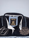 Camp David Black Colourblock Tennis Polo (XL/2XL)