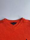 Young Polo Vigor | Orange V-Neck Sweater | (XL)