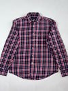 Vintage Gap Navy Red Plaid Flannel Shirt (L)