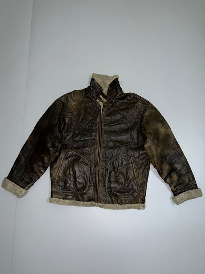 !                                                                                                                                                                                                        Super Premium Original Vintage Leather Jacket (XL/2XL)
