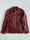 Vintage Genuine Leather Café Racer Jacket (S)