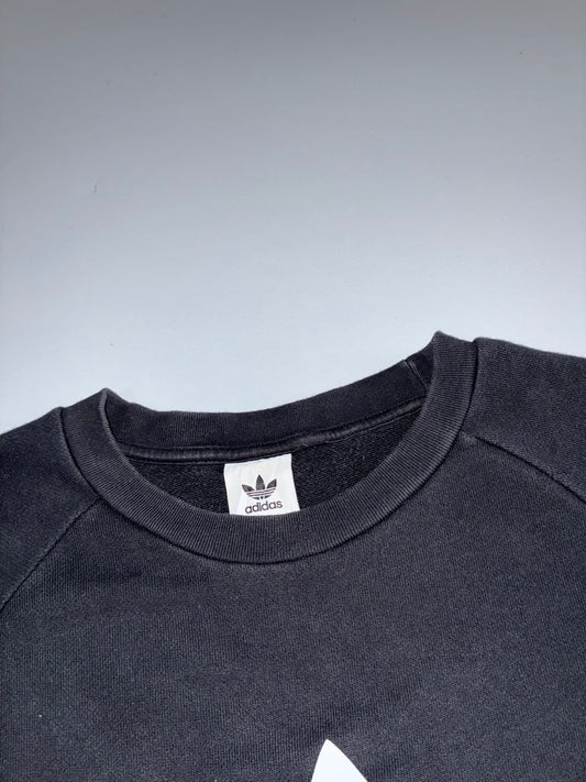 Adidas Originals | Trefoil Logo Crewneck Sweatshirt | Black |(XL)