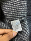 Vintage Lacoste Wool Waffle Knit Turtleneck Sweater – Charcoal Grey  (S)