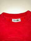 Vintage Chemise Lacoste Made in France Red Crewneck Sweatshirt (M)