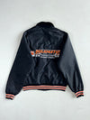 Vintage 80s Don Alleson Athletic Satin Varsity Jacket – Bulkmatic Transport Trucker – Made in USA (M/L)
