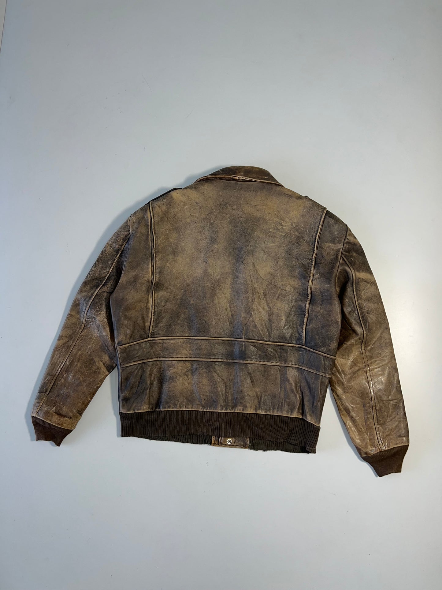 ZSuper Premium RARE Vintage original Leather Jacket (M/L)