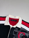 Coogi Australia Y2K Black Rugby Polo with Embroidered Crest(2Xl)