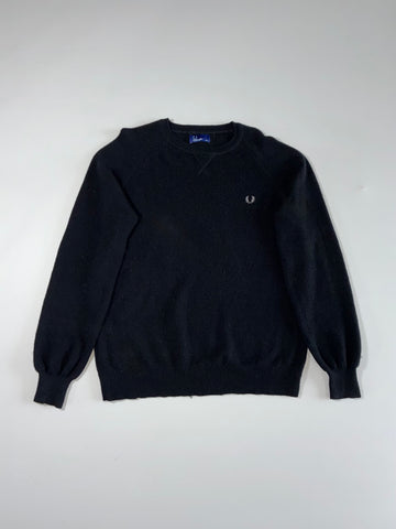 Fred Perry Black Wool Sweater (XL)