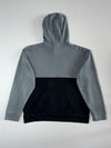 Adidas Originals Grey & Black Trefoil Colorblock Hoodie (L/XL)