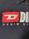Diesel | Black Denim Division Embroidered Logo Hoodie (3XL)