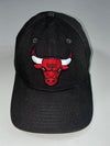 Vintage New Era Chicago Bulls Black Logo Cap (Adjustable)