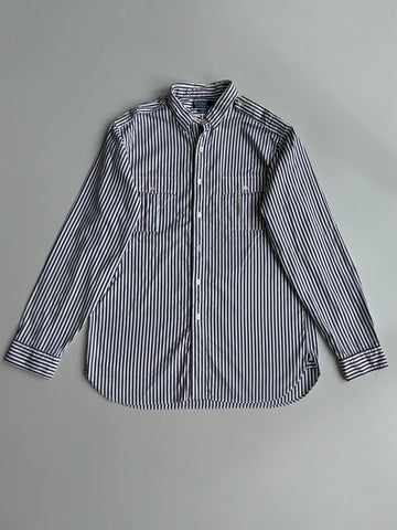 Polo by Ralph Lauren Custom Fit Striped Shirt Black/White (Xl)