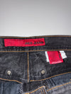 Vintage JNCO Jeans Black Wide-Leg Bulldog Embroidered Baggy Denim(W:28) (L:40)