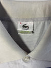 Lacoste Made in France Vintage Striped Pocket Polo Shirt – Blue/Grey (XL)