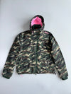 Superdry Windcheater Jacket | Camo Green Pink Lining | Japan Edition (L)