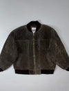 Super Premium Original Suede Leather Jacket (Xl)