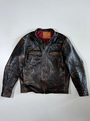 Vintage RARE Levi’s Strauss Distressed Café Racer Jacket (M)