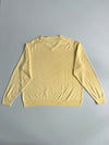 Chaps V-Neck Knit Sweater – Pastel Yellow (XL)
