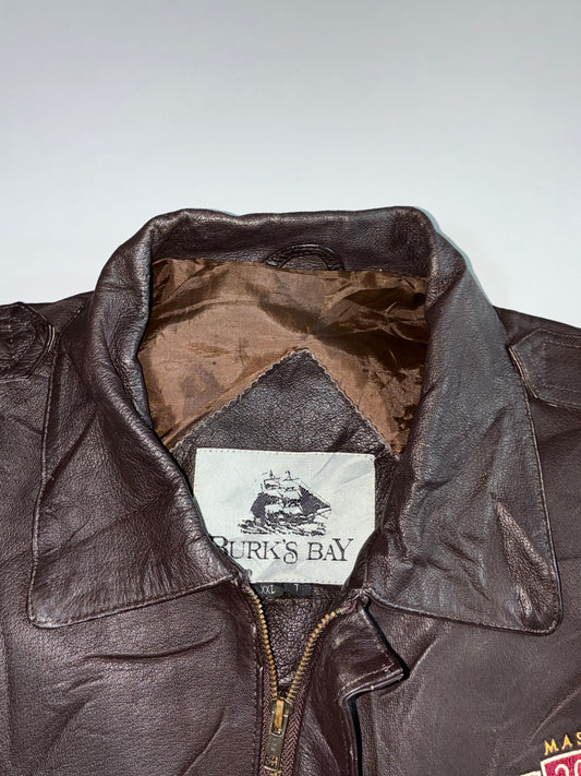 Burk’S Bay Premium Original Leather Jacket (2XL)