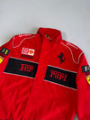 Vintage Ferrari F1 Scuderia Racing Jacket Vodafone x Shell Era | Embroidered Patches (S)