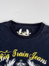 Y2K Big Train Jeans Skull Rhinestone Long Sleeve Tee – Black (3XL/4XL)