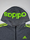 Adidas | Colorblock 3-Stripe Zip Hoodie  (M)