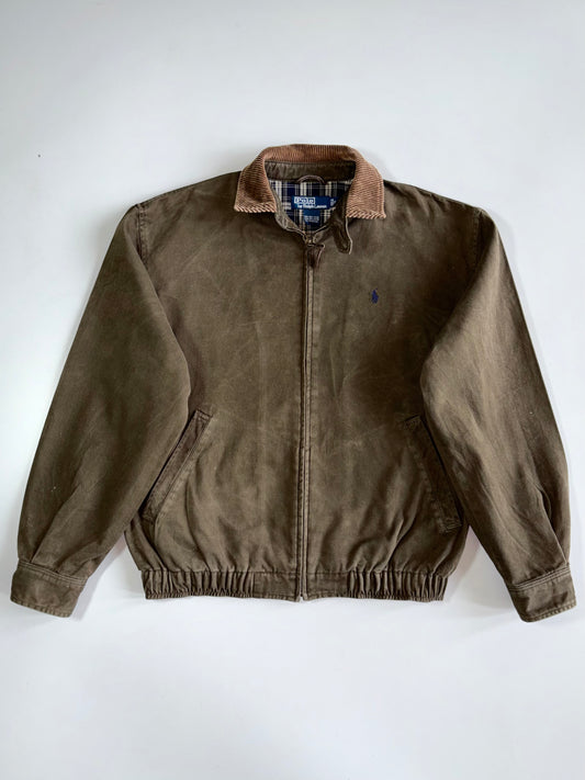 Polo Ralph Lauren Premium Classic Harrington Hard Cotton Jacket (M)