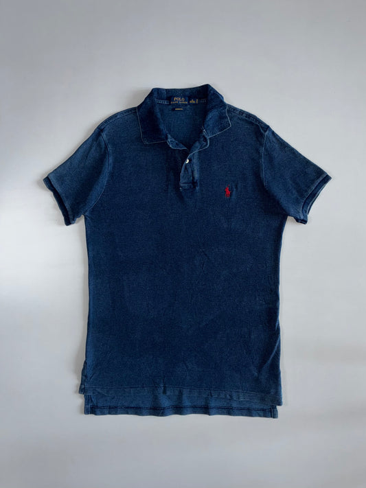 Polo Ralph Lauren | Acid Wash Pique Polo | Indigo Navy (L)