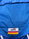 Ellesse Blue Colorblock Hooded Short Sleeve Pullover (L)