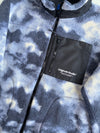 Jack & Jones Originals Studio Tie-Dye Sherpa Fleece Jacket – Grey Camo (XL)