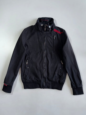 Superdry | Moody Bomber Microfibre Jacket (M)