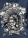 Jizo Street Graphic Long Sleeve T-Shirt | Japanese Skull Back Print Tee (XS)