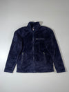 FILA | Navy Sherpa Fleece Zip Jacket (M)