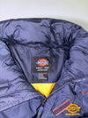 Dickies Since 1922 Hooded Puffer Jacket Navy/Yellow (L)