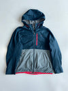 Nike Fleece-Lined Hooded Jacket Navy/Grey-logo fade (XL)