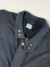 C.P. Company Black Snap Zip Jacket – Knit Collar (XL)