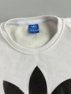 Adidas Originals | Trefoil Crewneck Sweatshirt Light Reflective Logo (S)