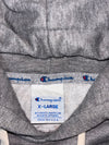 Champion Script Logo Pullover Hoodie – Grey Heather (M)