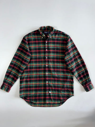 Ralph Lauren Green Tartan Plaid Flannel (2Xl)