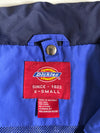 Dickies Since 1922 Hooded Utility Jacket Navy/Blue mesh lined, sleeve pocket (S)