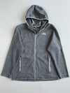 The North Face Grey Heathered Sweater Fleece Zip Hoodie (XL)