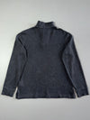 Polo Ralph Lauren Estate Rib Quarter Zip Pullover – Charcoal Grey (L)