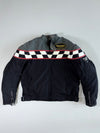 Triumph Checkered Flag Motorcycle Racing Jacket Padded  (XL)