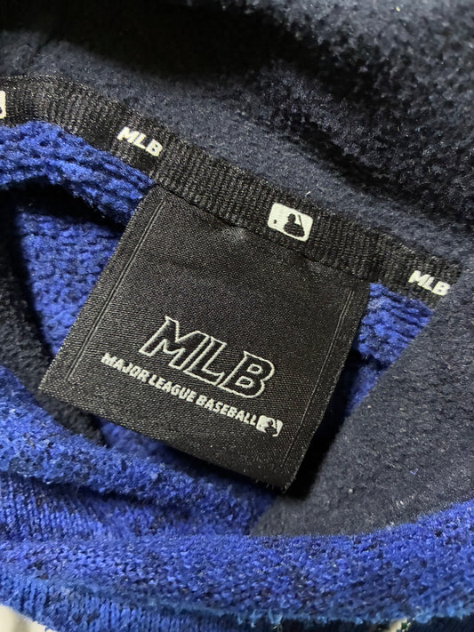 MLB Korea LA Dodgers Winter Caravan Knit Fleece Hoodie – Royal Blue  (S)
