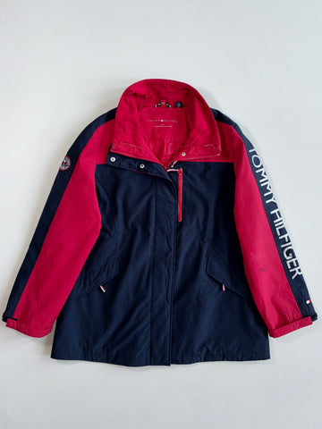 Tommy Hilfiger 3-in-1 All Weather Jacket Sleeve Spell out Women’s (Xl)