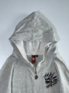 Oniarai Skull Graphic Zip Hoodie (Double Hood) (M)