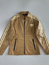 Super Premium Leather Trefoil Track Jacket (M)