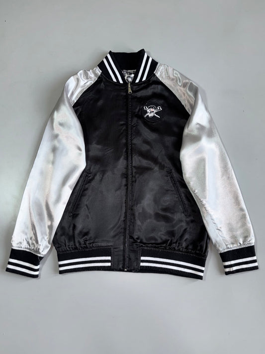 Japanese Sukjan Premium Fully Skull Embroidered Reversible Jacket (M)