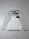 Patagonia Synchilla Snap-T Grey White Fleece Pullover (L)