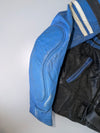 ZVintage MQP real leather biker jacket. Features padded shoulders & elbows, racing (M)